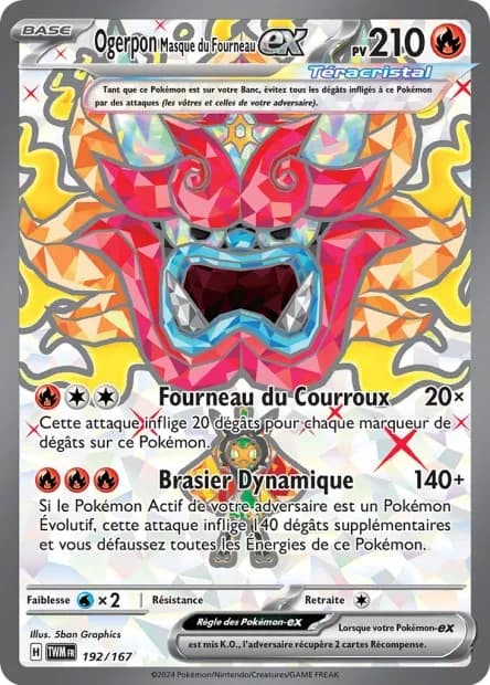 Ogerpon Masque du Fourneau ex 192/167