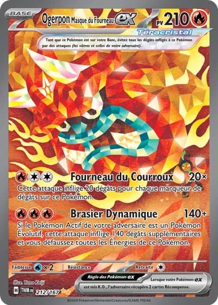 Ogerpon Masque du Fourneau ex 212/167