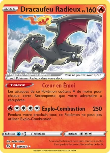 Dracaufeu Radieux 20/159