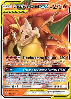 Dracaufeu et Roussil-GX 22/236