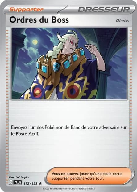 Ordres du Boss Ghetis 172/193