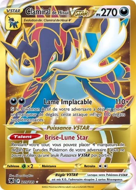 Clamiral de Hisui-VSTAR 209/189