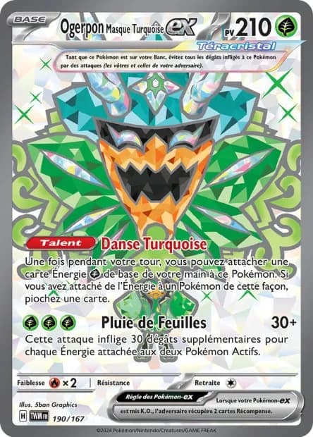 Ogerpon Masque Turquoise ex 190/167